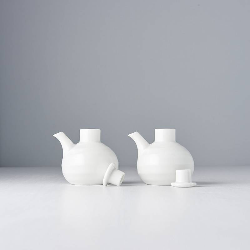 Matt white small soypot 8cm