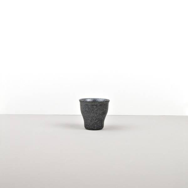 Craft Black narrow base flute teacup 6cm