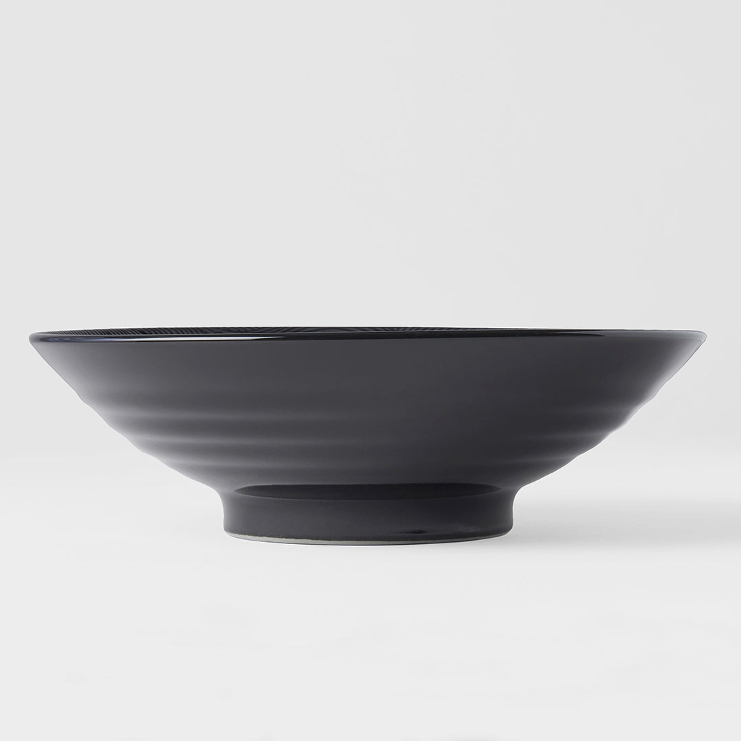 Black Wave ramen bowl  25cm