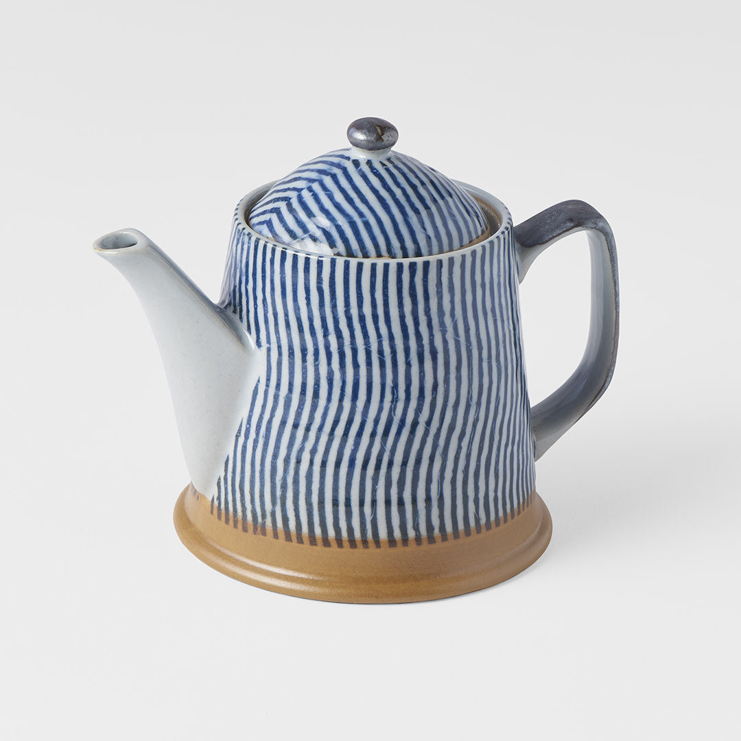 Teapot indigo wave 12.5cm