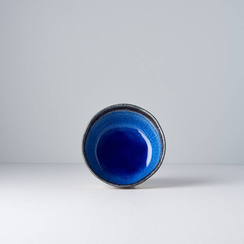 Cobalt Blue uneven bowl round 15cm